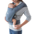ergobaby embrace baby carrier oxford blue
