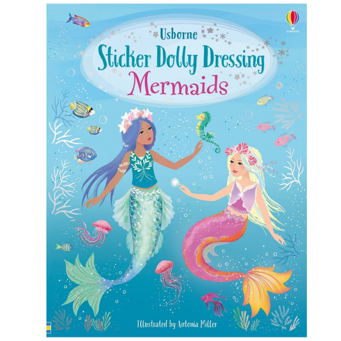 Usborne Sticker Dolly Dressing Book Mermaids