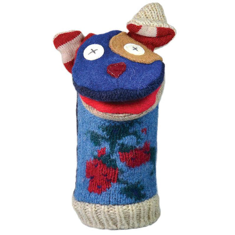 Recycled Wool Puppet - Dog