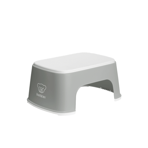 Step Stool - Grey and White