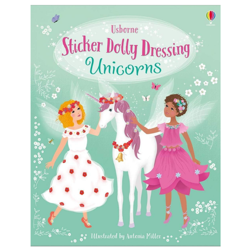 Usborne Sticker Dolly Dressing Book Unicorns
