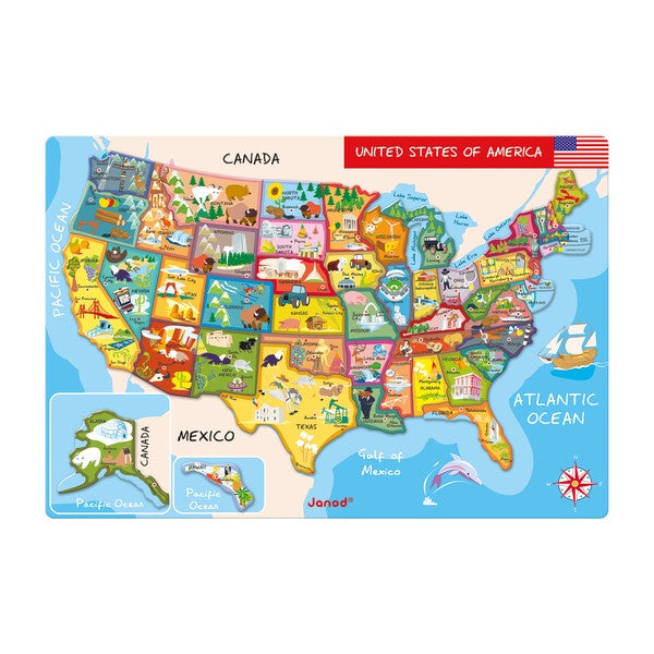 Magnetic US Map