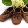 Leather Baby Sandals - Rust Sunrise