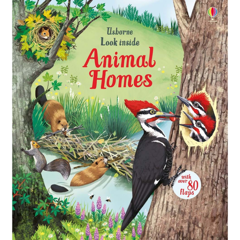 Look Inside Animal Homes Book