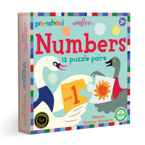 Preschool Puzzle Pairs - Numbers