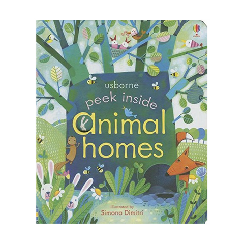 Peek Inside Animal Homes Book