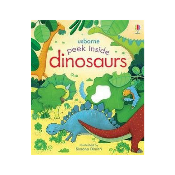 Usborne Peek Inside Book Dinosaurs