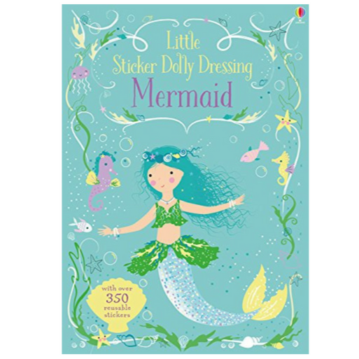 Usborne Little Sticker Dolly Dressing Book Mermaids