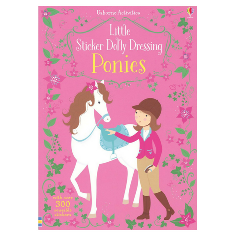 Usborne Little Sticker Dolly Dressing Book Ponies
