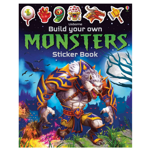 Usborne Build Your Own Sticker Book Monsters