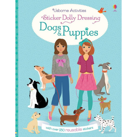 Sticker Dolly Dressing Book Dogs & Puppies