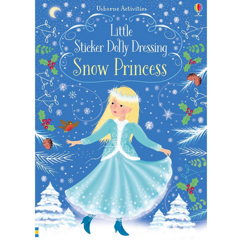 Usborne Little Sticker Dolly Dressing Book Snow Princesses