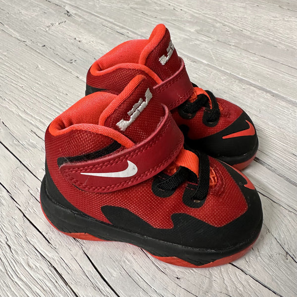 Nike 4 Toddler (4C) Air More Uptempo Red/Black Sneakers