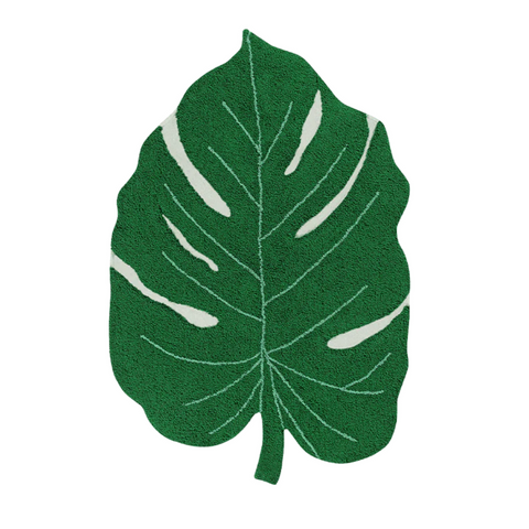 Washable Rug -  Monstera Leaf