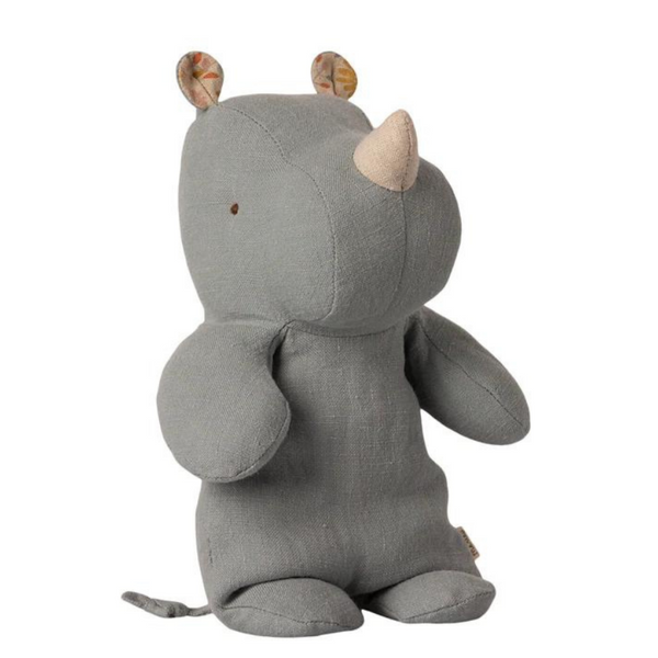 Maileg Small Rhino - Blue Grey