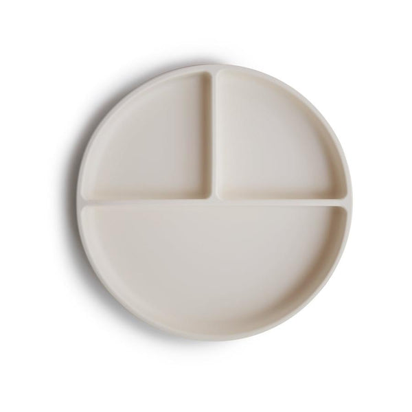 Silicone Suction Plate - Ivory