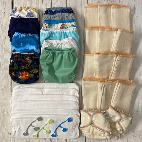 Newborn Diaper Bundle - Pre-folds Plus