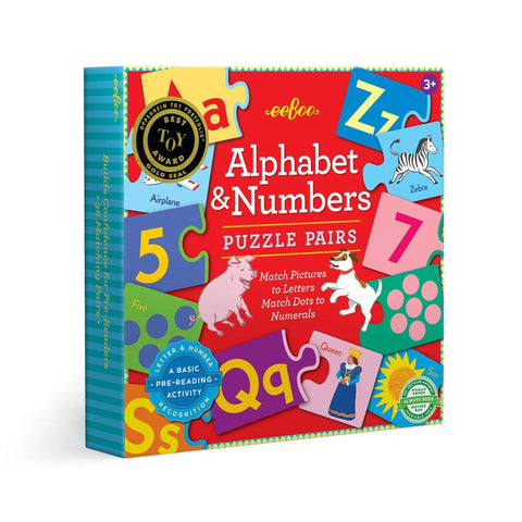 Puzzle Pairs - Alphabet & Numbers