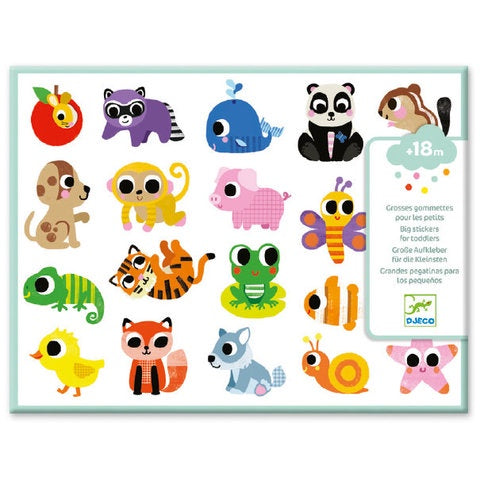 Big Stickers for Toddlers - Baby Animals