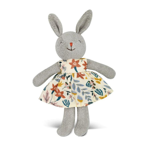 Little Plush Bunny - Earthtone Floral