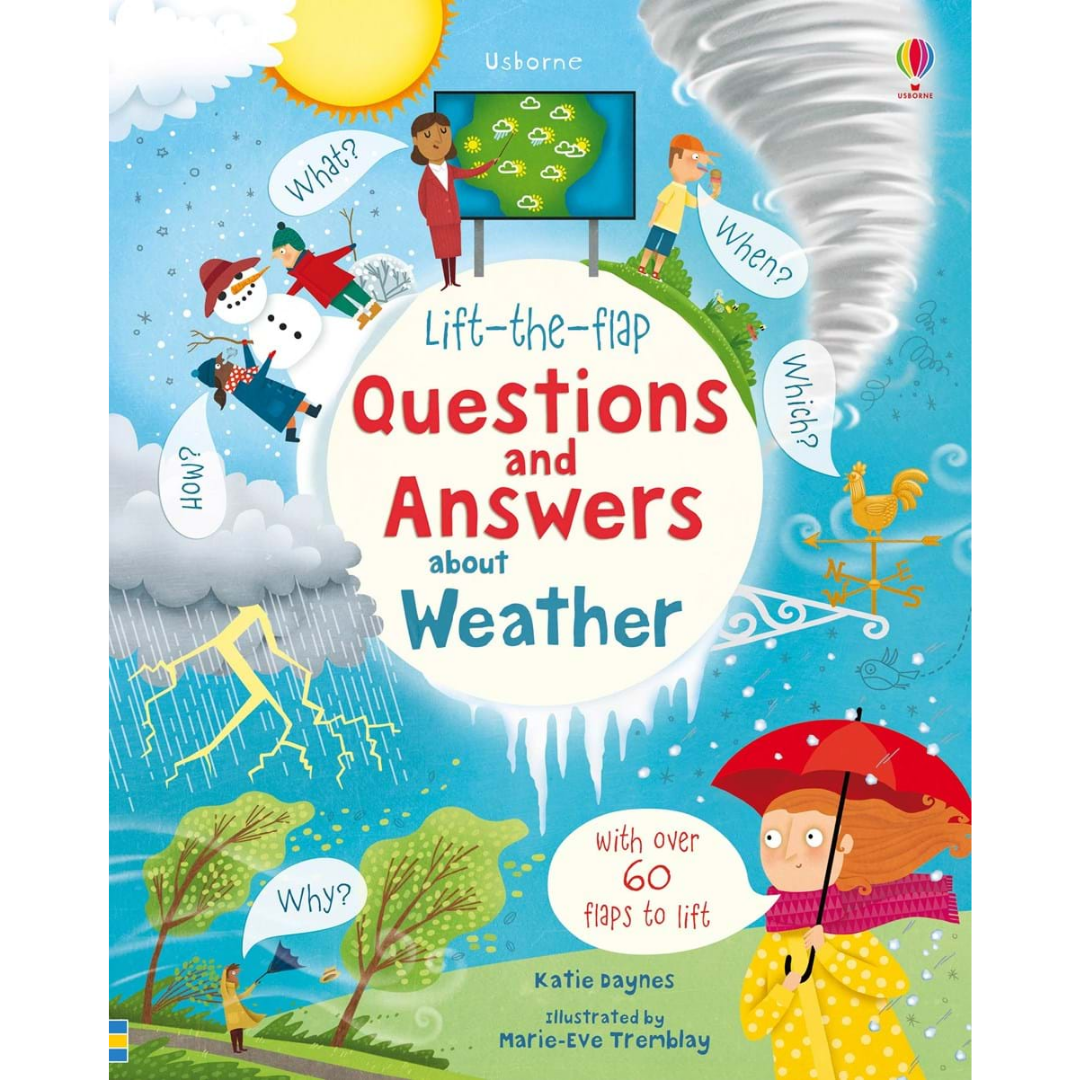 Usborne Lift-The-Flap Questions and Answers Book About Weather