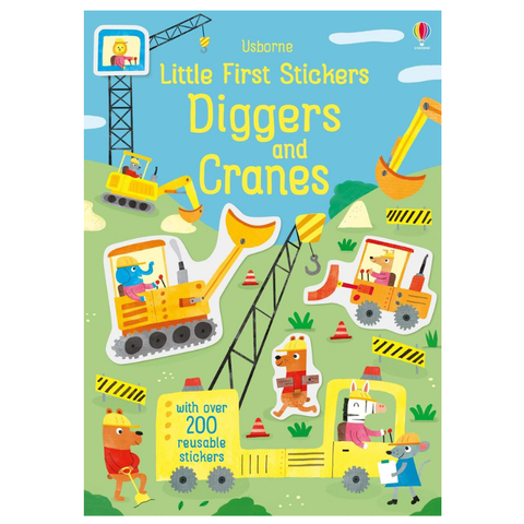 Little Sticker Book Diggers and Cranes