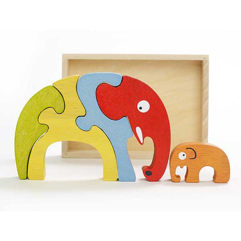 Family Puzzle - Elephant