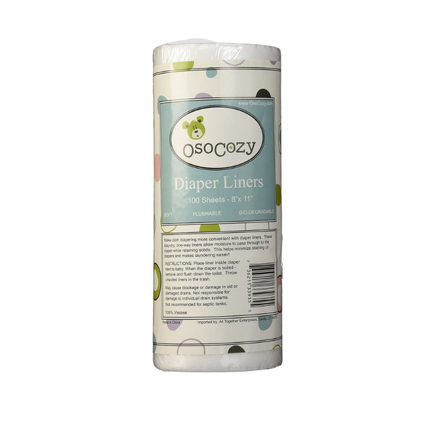 Osocozy Flushable Diaper Liners