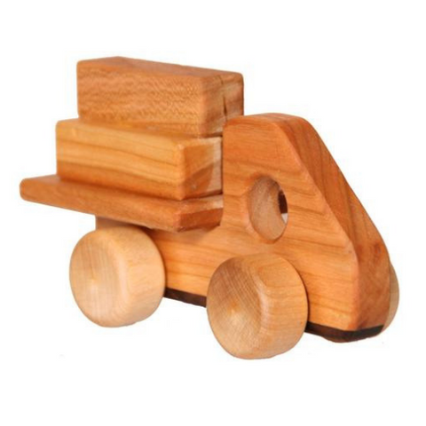 Wooden Little Logging Truck