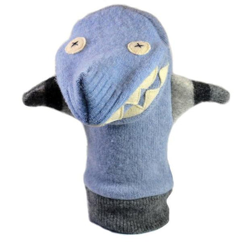 Recycled Wool Puppet - Shark