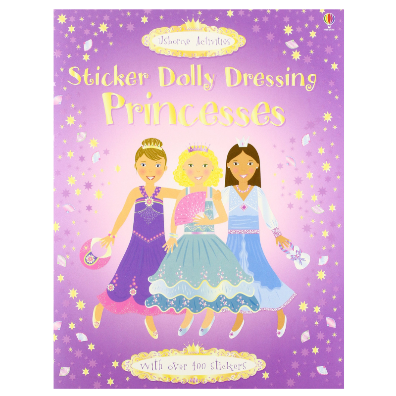 Usborne Sticker Dolly Dressing Book Princesses
