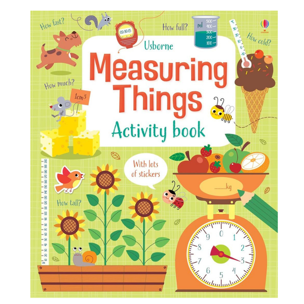 Usborne Math Activity Book Measuring Things