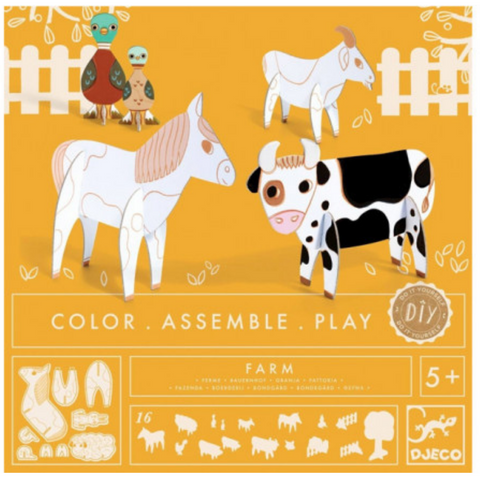 Color. Assemble. Play. - Farm