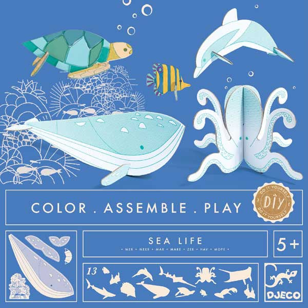 Color. Assemble. Play - Sea Life