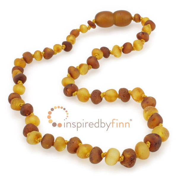 Baltic Amber Necklace Unpolished Mixture
