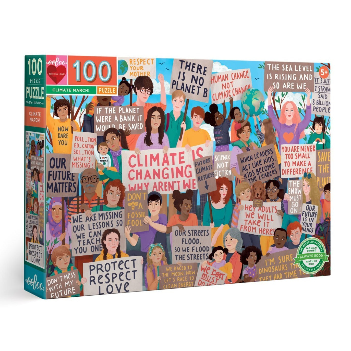 100 Piece Puzzle - Climate March