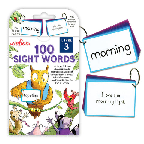 Flash Cards - 100 Sight Words Level 3