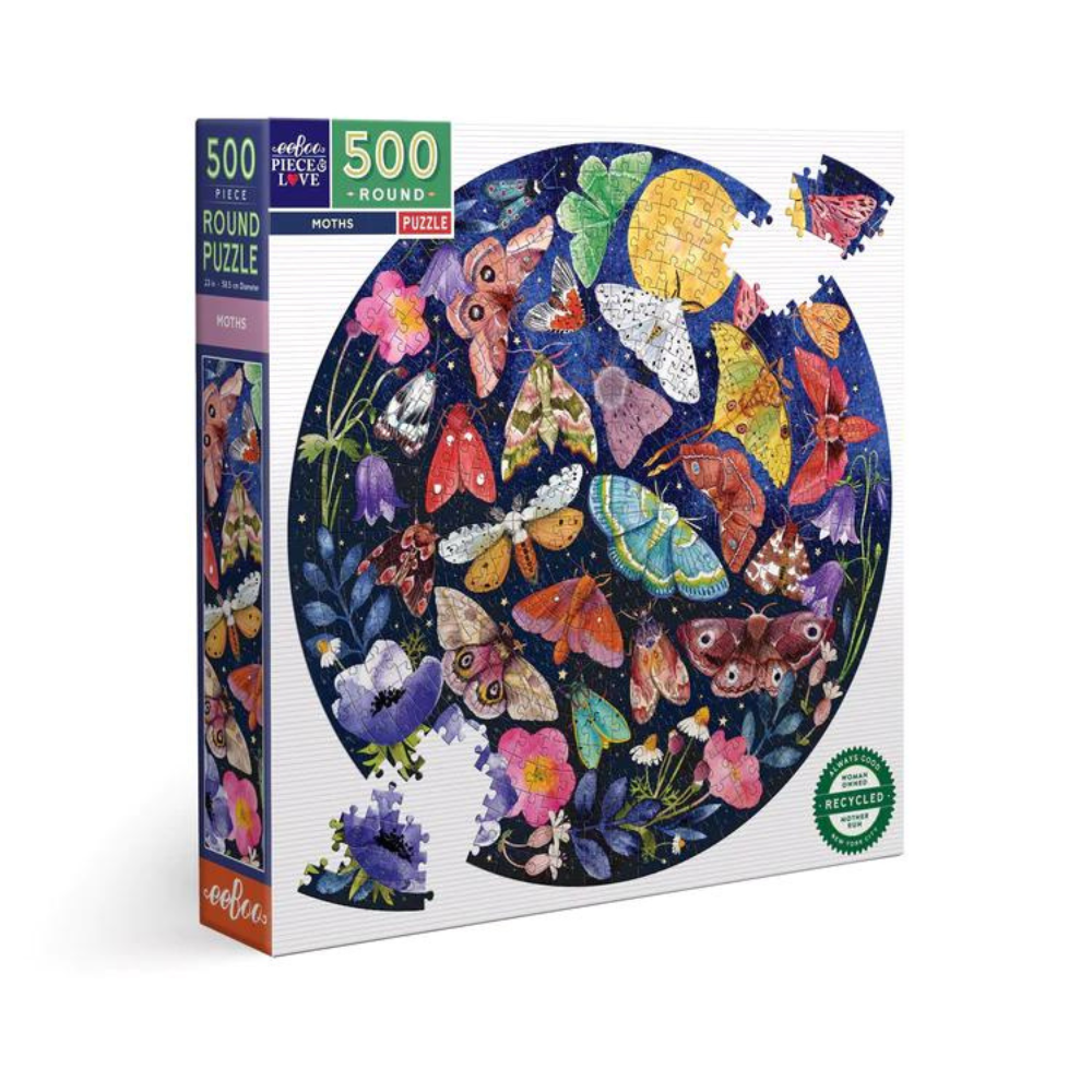 500 Piece Puzzle - Moths