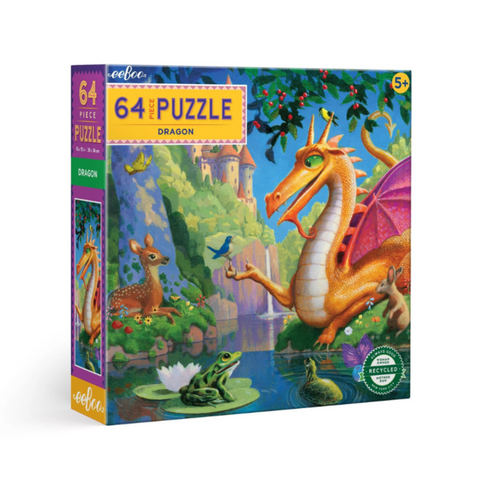 64 Piece Puzzle - Dragon
