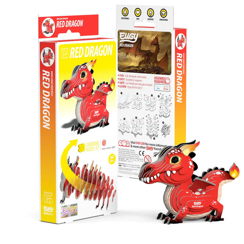3D Model Kit - Red Dragon