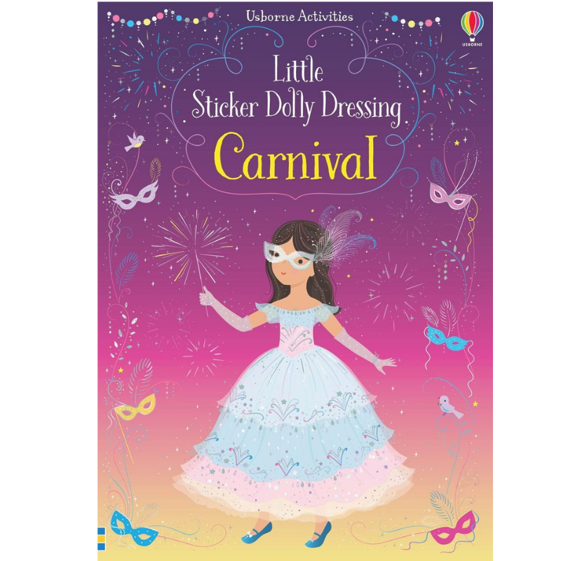 Usborne Little Sticker Dolly Dressing Book Costume Parade