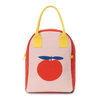 Zipper Lunch Bag - Red Apple