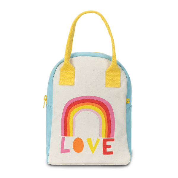 Zipper Lunch Bag - Love