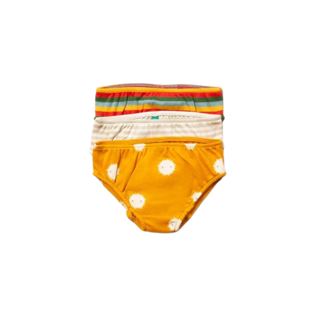 little green radicals organic underwear 3 pack solar powered