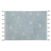 Washable Rug - Hippy Stars (Aqua Blue)