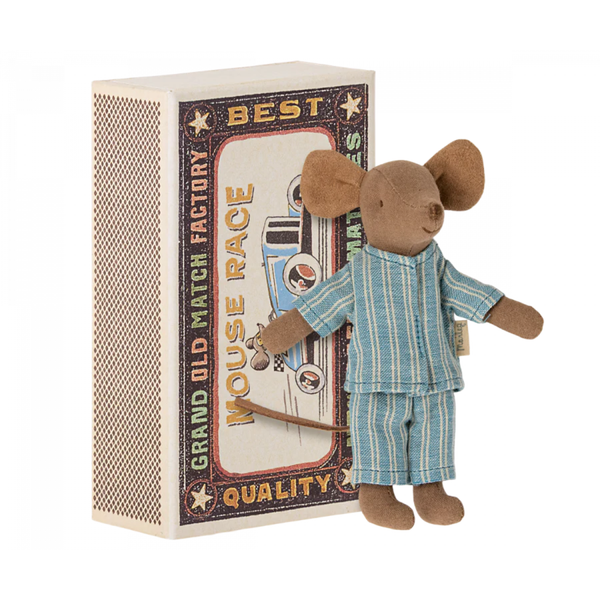 Maileg Mouse in a Box - Big Brother in Pajamas