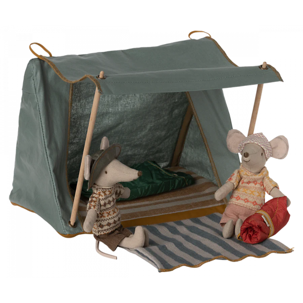 Maileg Happy Camper Single Tent - Mouse Sized