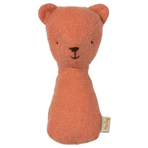 Maileg Teddy Rattle - Dusty Coral