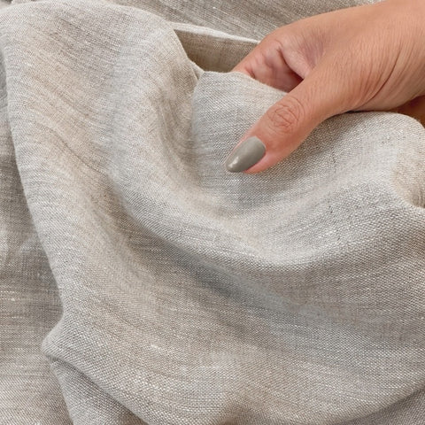 Linen Baby Blanket - Natural