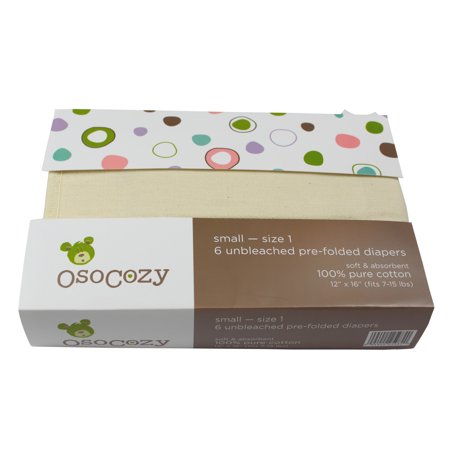 Organic Prefold Diapers (6 Pack)